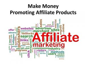 promoting affiliate products