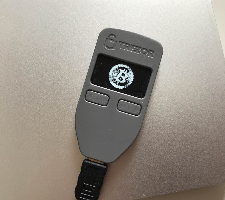 trezor the bitcoin safe grey